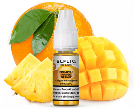 Pineapple Mango Orange 10 ml Nikotinsalzliquid by ELFLIQ Pineapple Mango Orange 10 mg