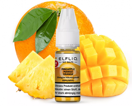Pineapple Mango Orange 10 ml Nikotinsalzliquid by ELFLIQ Pineapple Mango Orange 20 mg