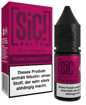 Pomegranate Ice 10 ml Nikotinsalz by SiC! Pomegranate Ice 20 mg