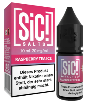 Raspberry Tea Ice 10 ml Nikotinsalz by SiC! Raspberry Tea Ice 20 mg