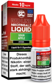 Sour Apple 10 ml Nikotinsalzliquid by SC Sour Apple 10 mg