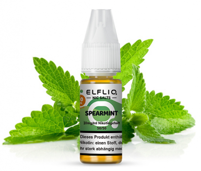 Spearmint 10 ml Nikotinsalzliquid by ELFLIQ 