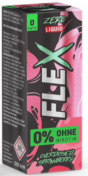 Overdosed Strawberry 10 ml Nikotinsalzliquid by FLEX by REVOLTAGE 