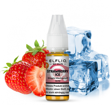 Strawberry Ice 10 ml Nikotinsalzliquid by ELFLIQ 