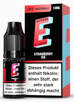 Strawberry Ice 10 ml Nikotinsalzliquid by E-INTENSE Strawberry Ice 20 mg