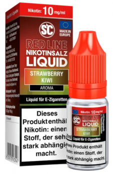 Strawberry Kiwi 10 ml Nikotinsalzliquid by SC Strawberry Kiwi 0 mg