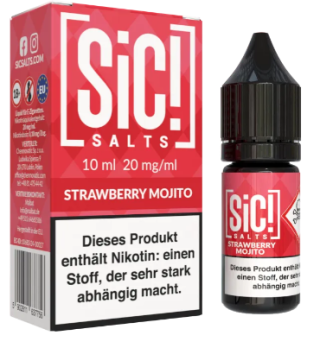 Strawberry Mojito 10 ml 20 mg Nikotinsalz by SiC! 