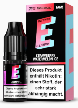 Strawberry Watermelon Ice 10 ml Nikotinsalzliquid by E-INTENSE Strawberry Watermelon Ice 20 mg
