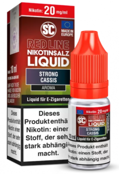 Strong Cassis 10 ml Nikotinsalzliquid by SC 