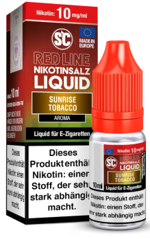 Sunrise Tobacco 10 ml Nikotinsalzliquid by SC Sunrise Tobacco 10 mg