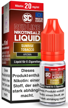 Sunrise Tobacco 10 ml Nikotinsalzliquid by SC Sunrise Tobacco 20 mg