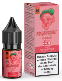 Super Strawberry Hybrid Liquid 10 ml by REVOLTAGE Super Strawberry 0 mg