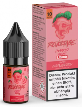 Super Strawberry Hybrid Liquid 10 ml by REVOLTAGE 