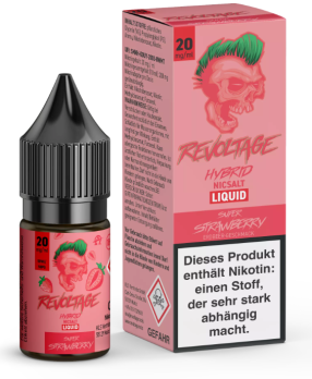 Super Strawberry Hybrid Liquid 10 ml by REVOLTAGE Super Strawberry 20 mg