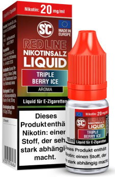 Triple Berry Ice 10 ml Nikotinsalzliquid by SC Triple Berry Ice 20 mg