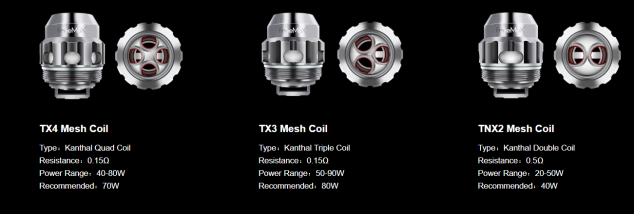 Fireluke TX-Mesh Coils (5er Pack) by FREEMAX 