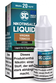 Viginia Tobacco 10 ml Nikotinsalzliquid by SC Virginia Tobacco 20 mg