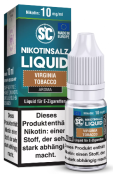 Viginia Tobacco 10 ml Nikotinsalzliquid by SC Virginia Tobacco 10 mg
