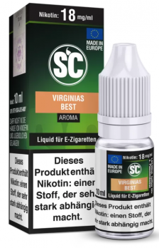 Virginias Best Liquid 10 ml by SC Virginias Best 3 mg