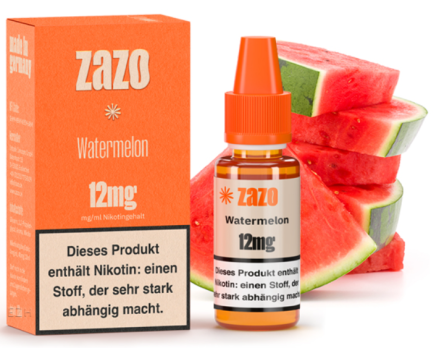 Watermelon 10 ml Liquid by ZAZO Watermelon 12 mg
