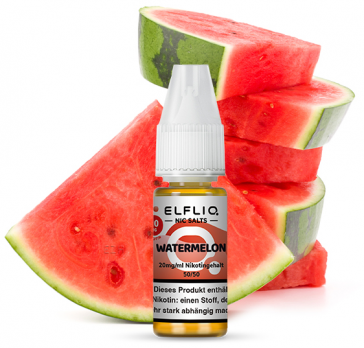 Watermelon 10 ml Nikotinsalzliquid by ELFLIQ Watermelon 20 mg