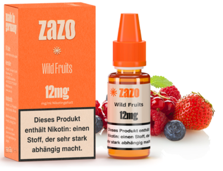 Wild Fruits 10 ml Liquid by ZAZO Wild Fruits 12 mg