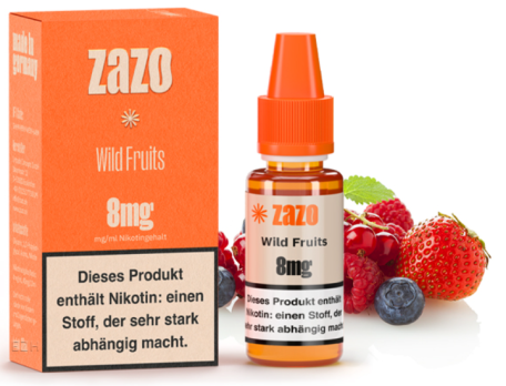 Wild Fruits 10 ml Liquid by ZAZO Wild Fruits 8 mg