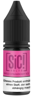 Wild Strawberry Ice 10 ml Nikotinsalz by SiC! Wild Strawberry Ice 10 mg
