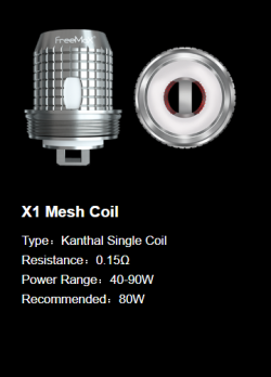 Fireluke X-Mesh Coils (5er Pack) by FREEMAX 