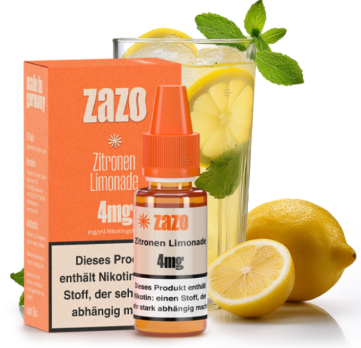 Zitronen Limonade 10 ml Liquid by ZAZO 
