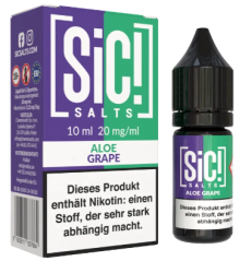 Aloe Grape 10 ml 20 mg Nikotinsalz by SiC! 